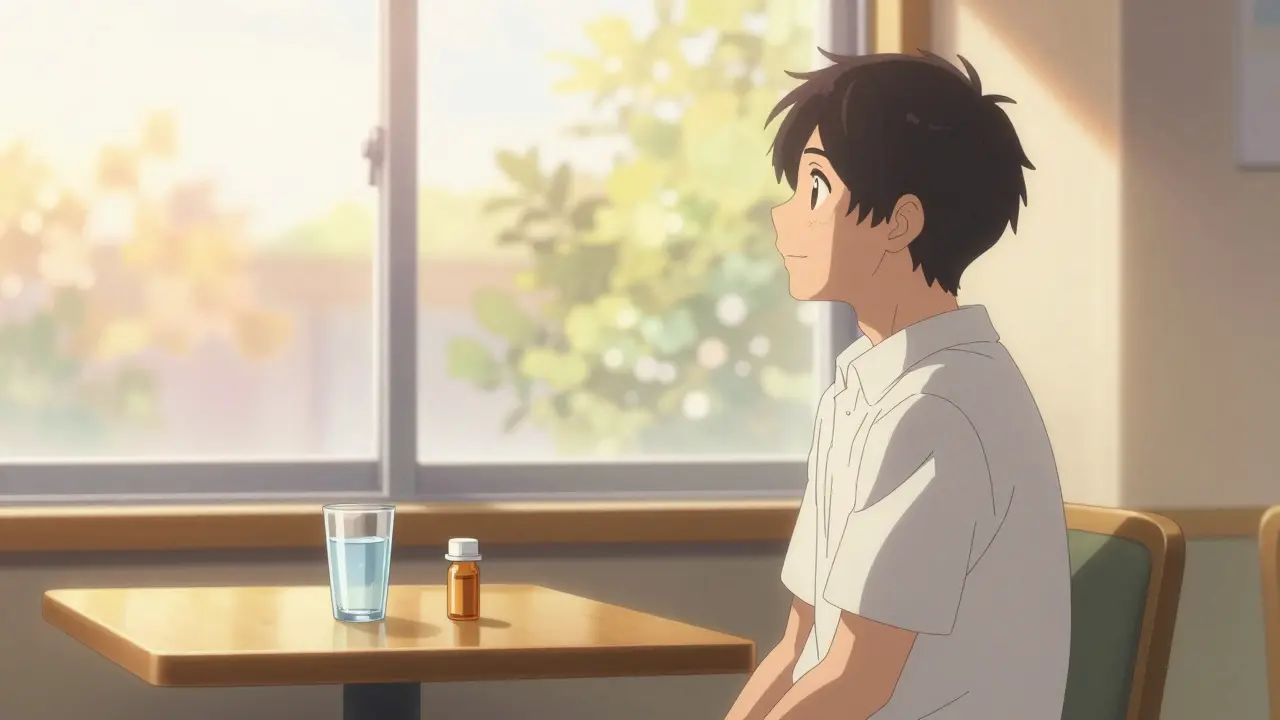 A person relaxing in warm sunlight, symbolizing health and remission after medical treatment.