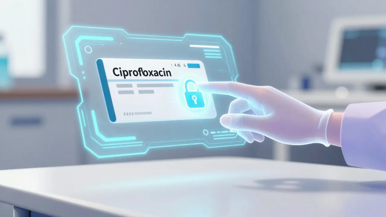 Holographic telemedicine interface for prescription safety
