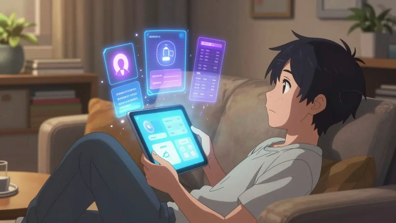 Person using tablet to compare online pharmacy prices